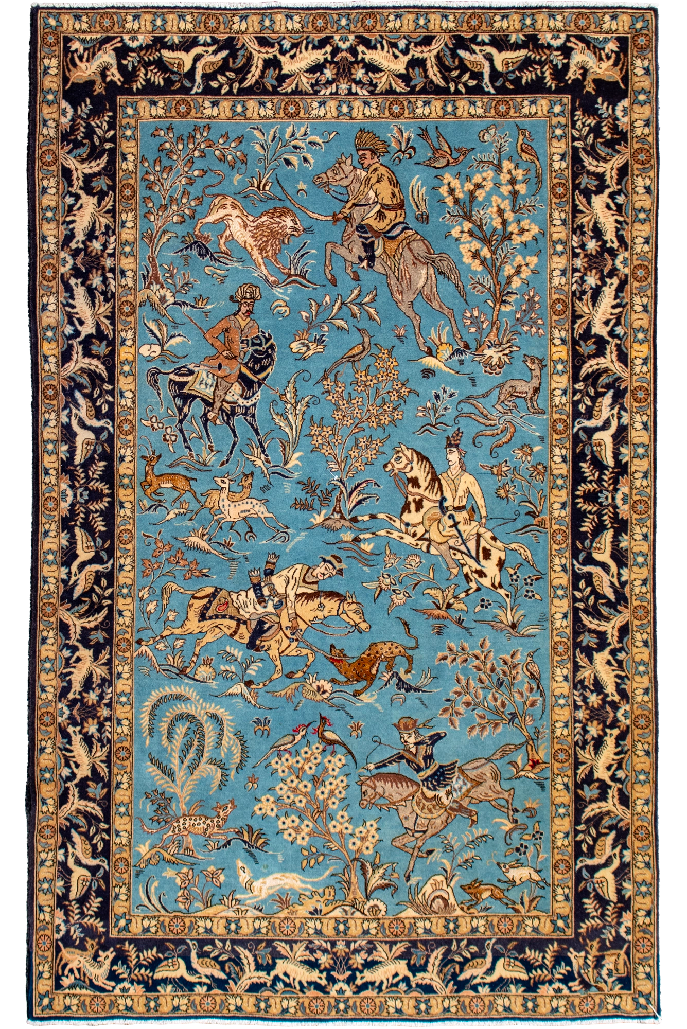 Kum - Hand-Knotted 100% Wool Rug - 204x142 cms