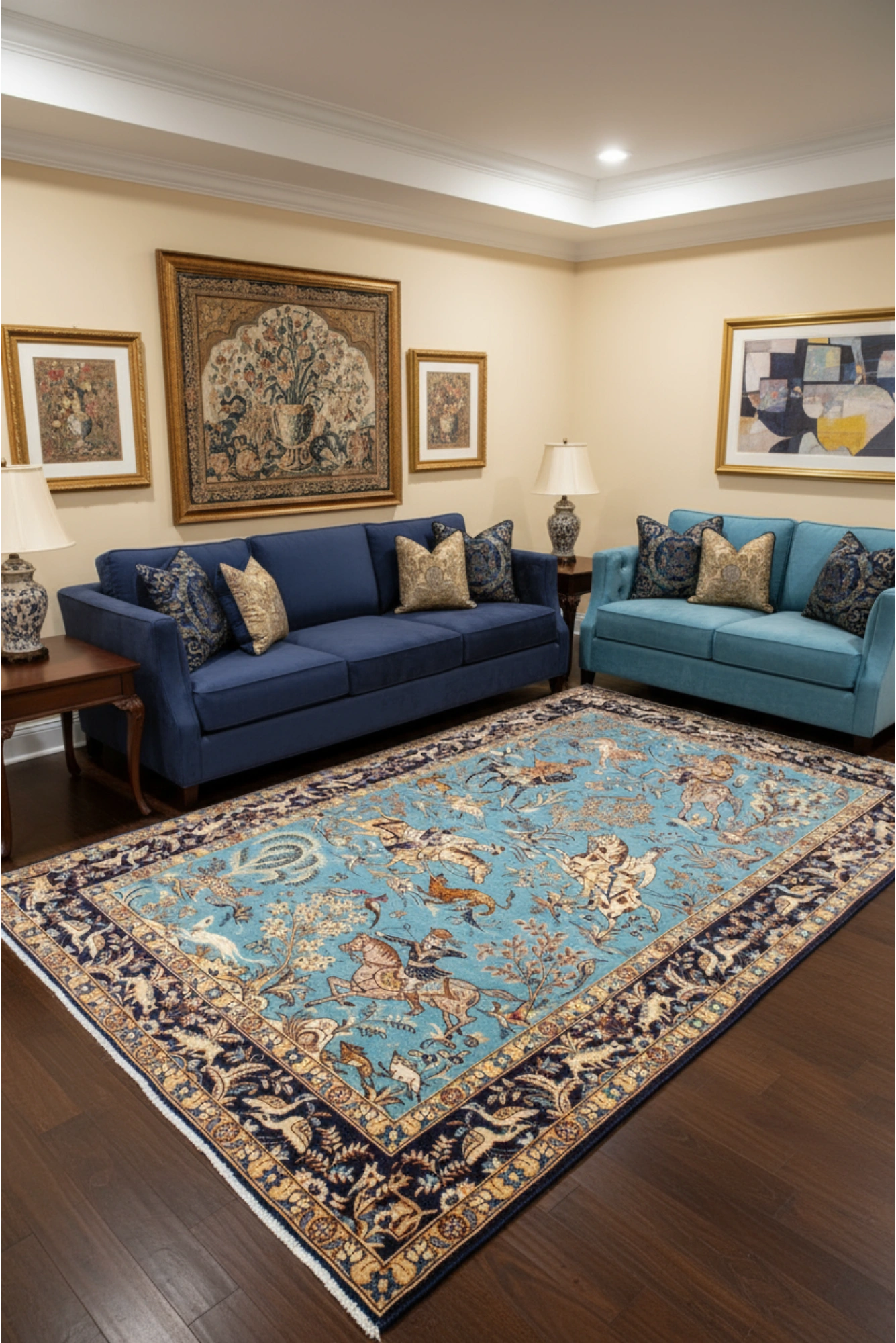 Kum - Hand-Knotted 100% Wool Rug - 204x142 cms