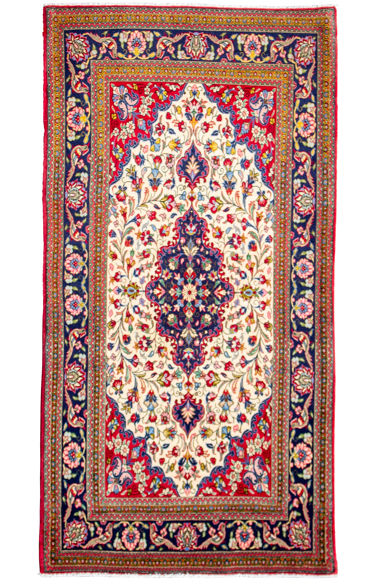 Kumkork - Persian Hand Knotted Wool Rug - 210x110 cm