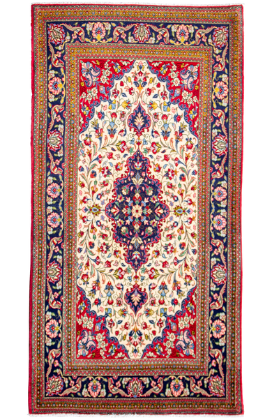 Kumkork - Persian Hand Knotted Wool Rug - 210x110 cm