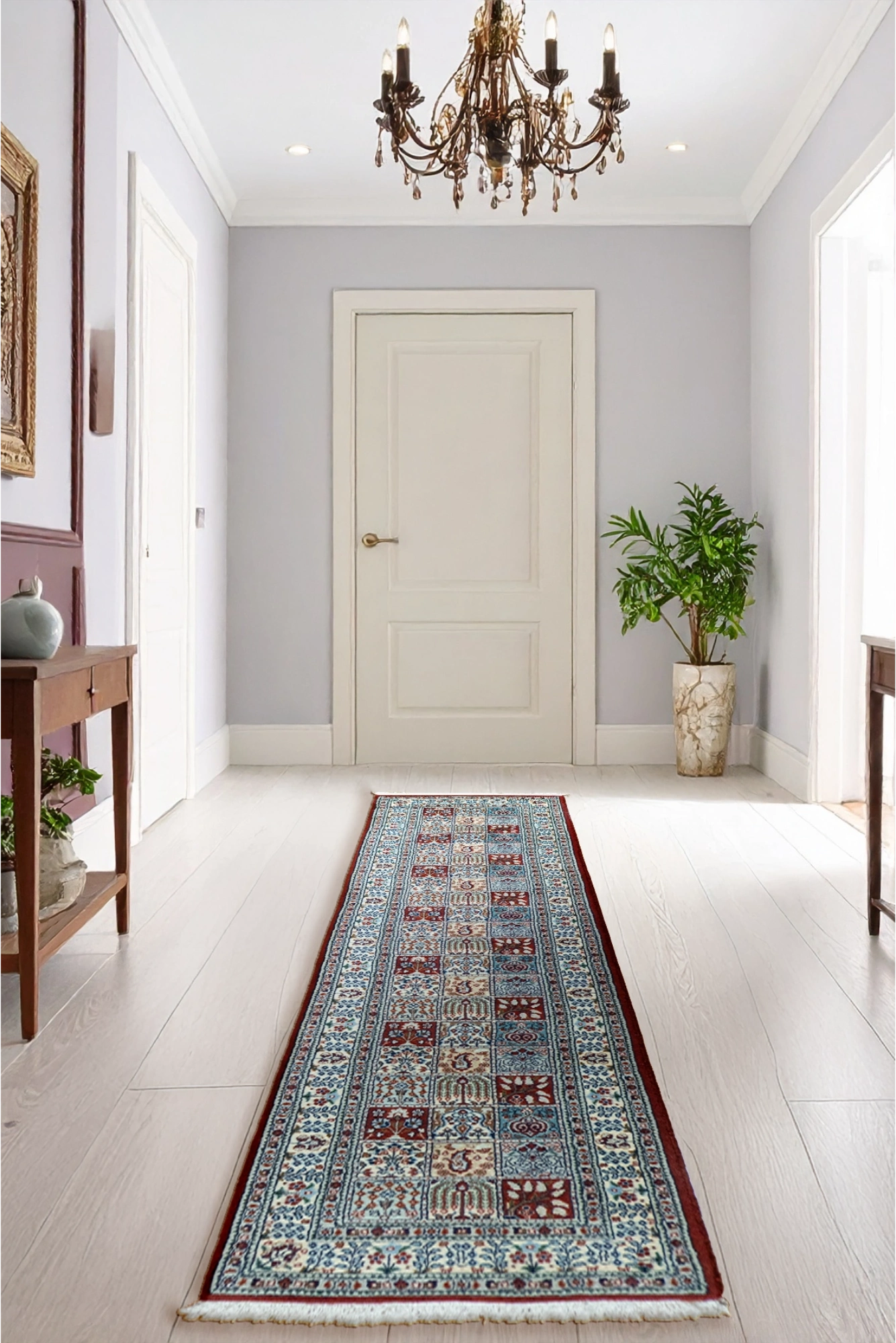 Moud - Hand-Knotted Hallway Runner Rug 299x65 cm