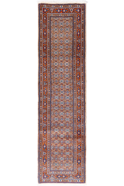 Mud - Hand Knotted Wool Rug - 290x77 cms