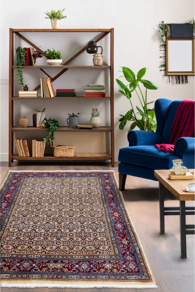Mud - Persian Hand Knotted Rug - 150x100 cm