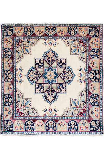 Nain Persian Handknotted Rug 100x95 cm