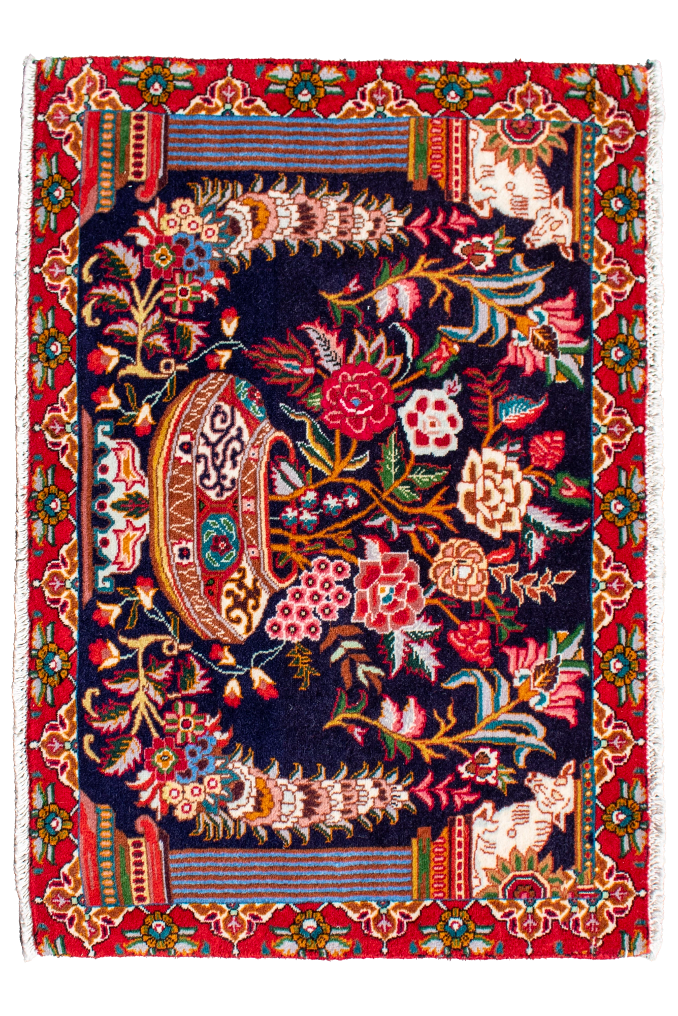 Tabriz Persian Hand Knotted 95x70 cm