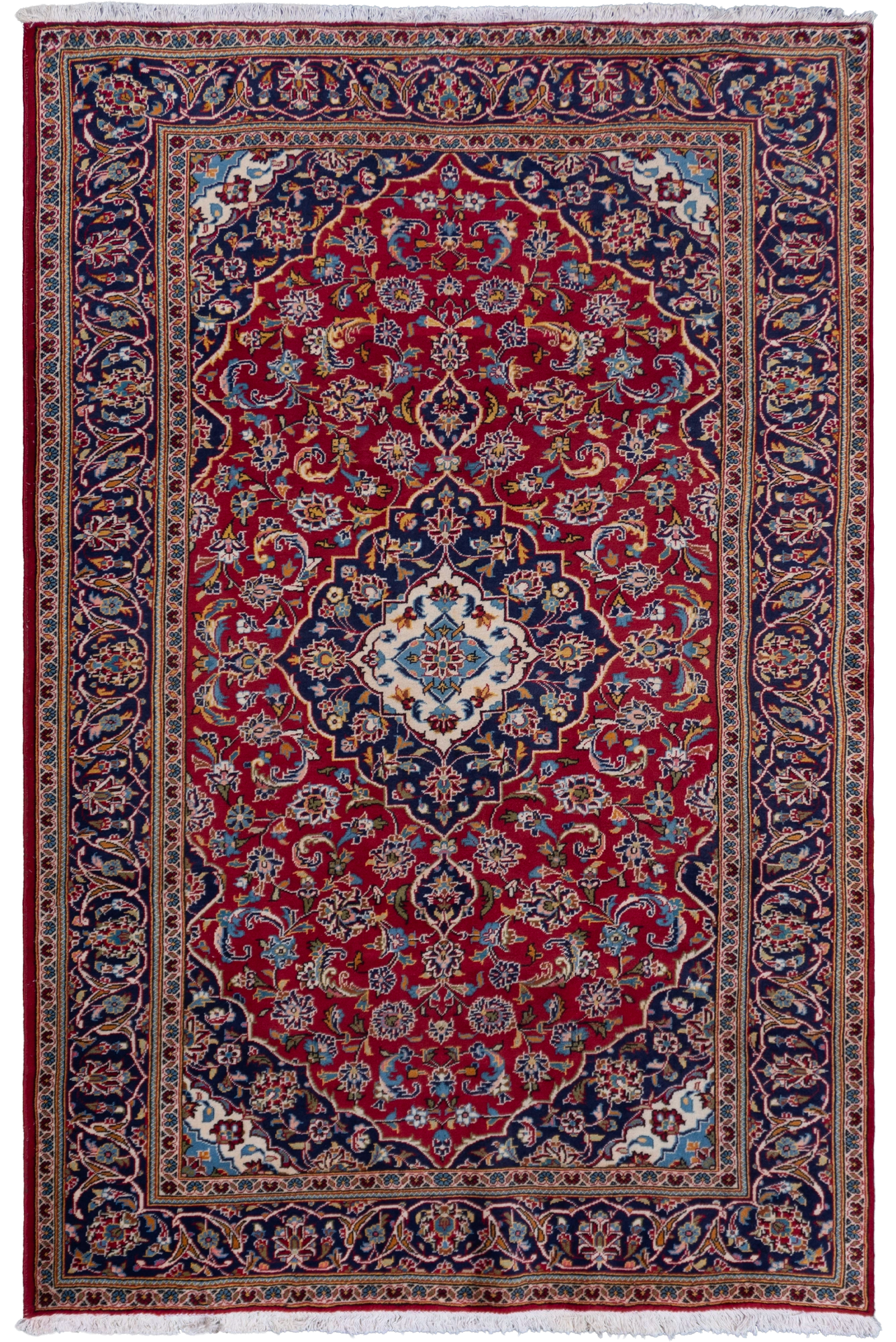 Kashan - Persian Hand Knotted Rug 105 - 320x210cms