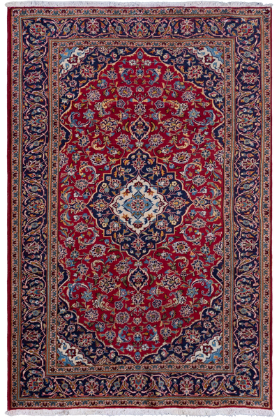 Kashan - Persian Hand Knotted Rug 105 - 320x210cms