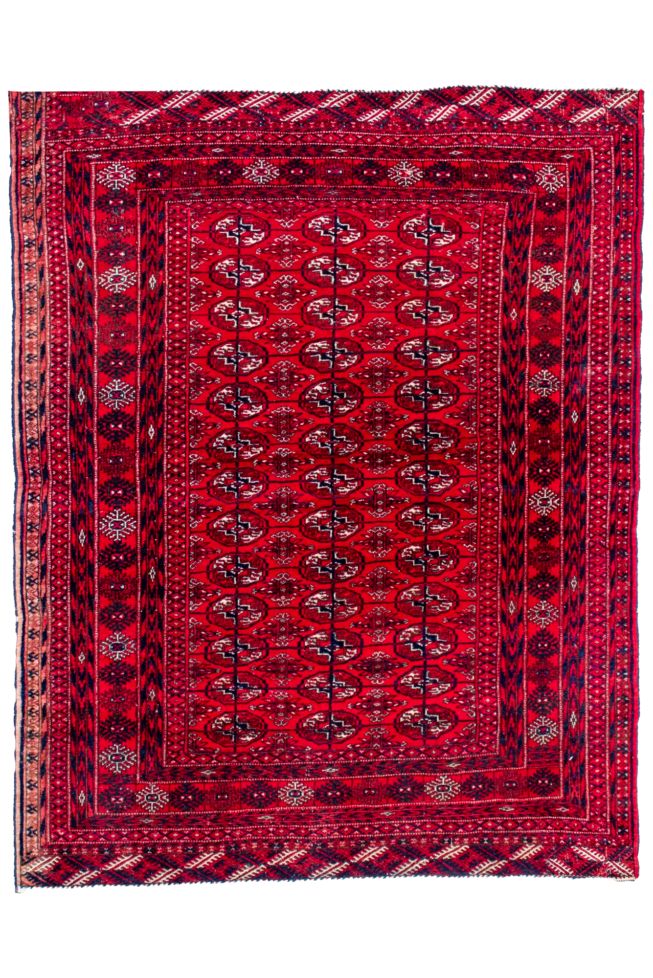 Turkomen  - Persian Hand Knotted 100% Wool 161x127 cm