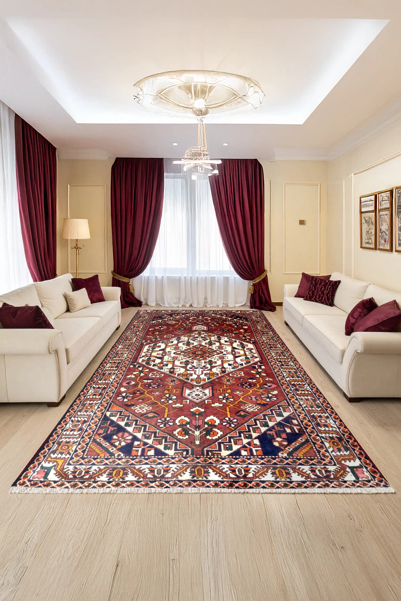 Bakhtiari - Hand-Knotted Wool Rug - 295x200cms