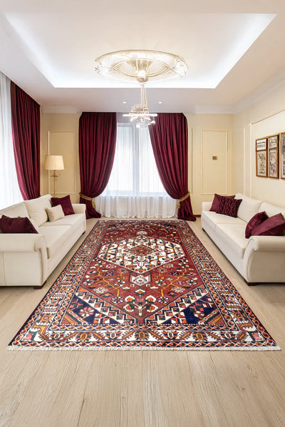 Bakhtiari - Hand-Knotted Wool Rug - 295x200cms