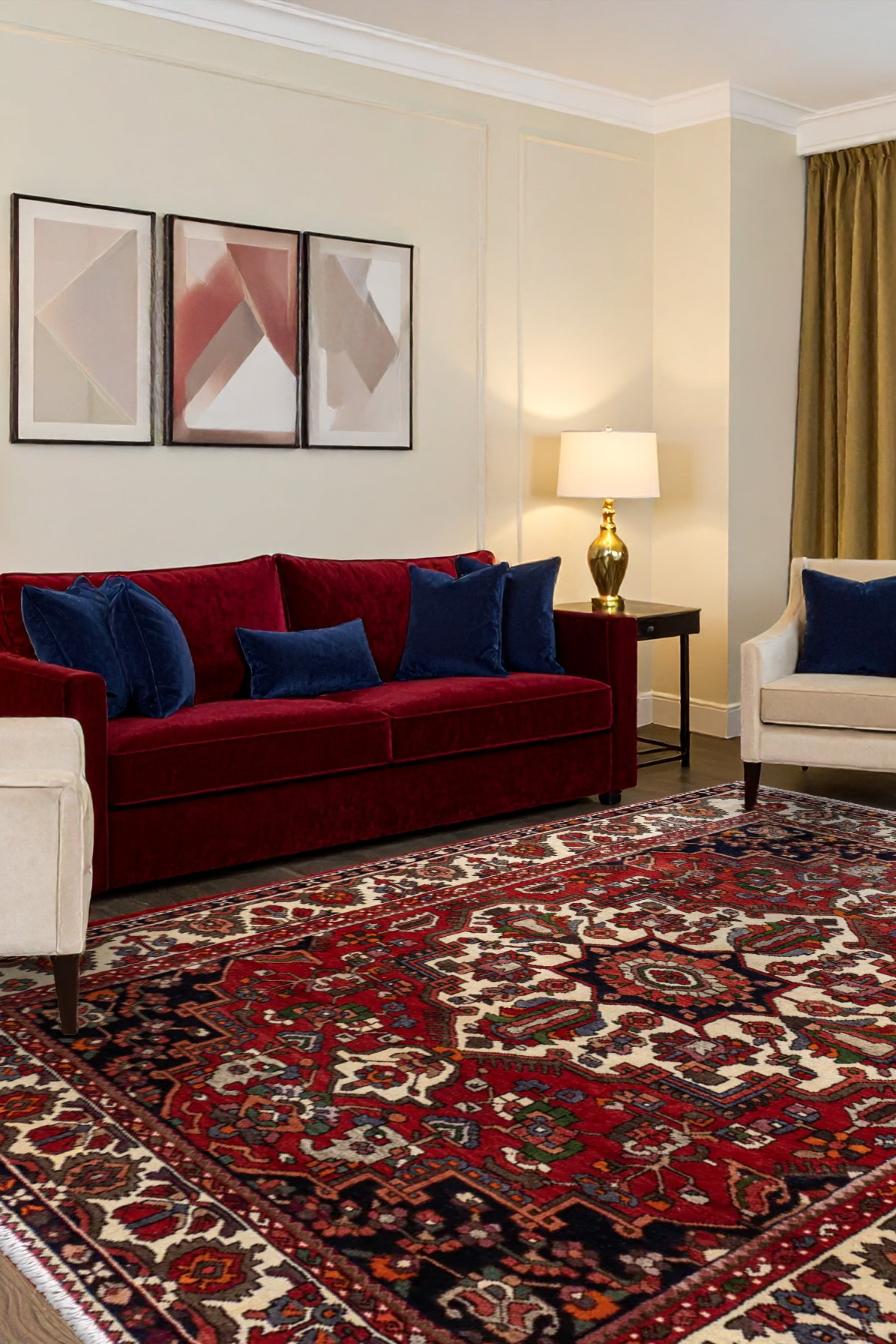Bakhtiari - Hand-Knotted Wool Rug - 295x220cms