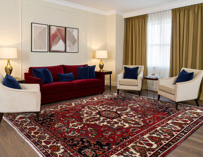 Bakhtiari - Hand-Knotted Wool Rug - 295x220cms
