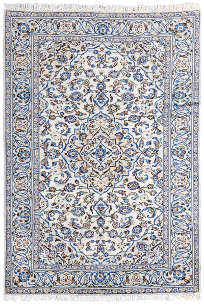 Kashan - Medallion Hand-Knotted Rug - 245x150cm