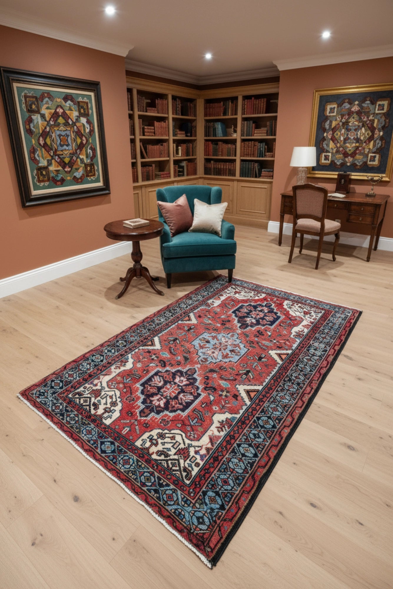 Lilihan Hand Knotted Wool Rug 155x100 cm