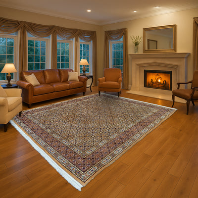 Persian Moud - Hand-Knotted Wool Rug 310x196cm