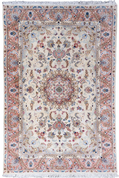 Nain Hand Knotted Wool & Silk Rug | 310x202 cms