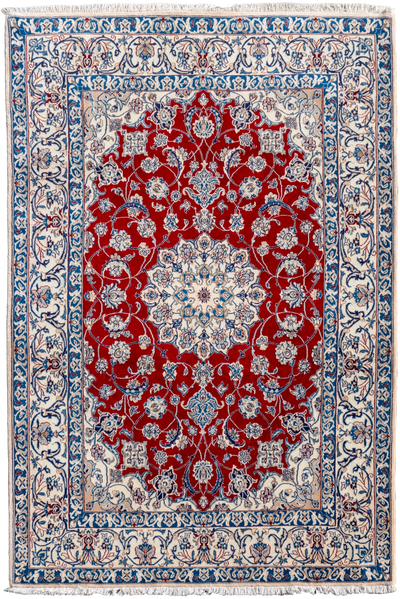 Nain Hand Knotted Wool & Silk Rug | 245x165 cm