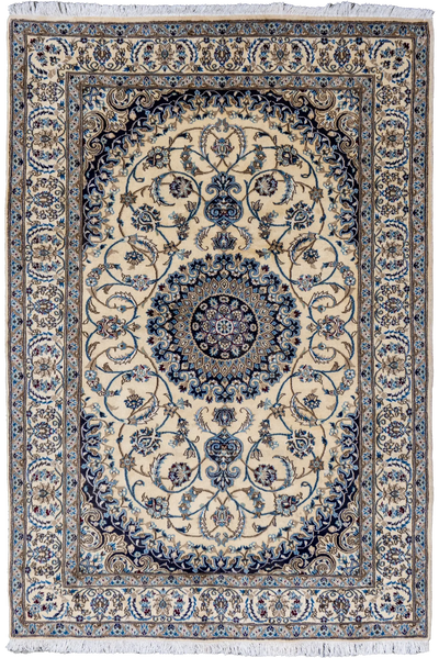 Nain Hand Knotted Wool & Silk Rug | 305x200 cms