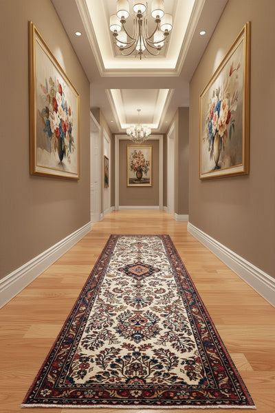 Rudbar - Persian Hand-Knotted Rug 320x90cm