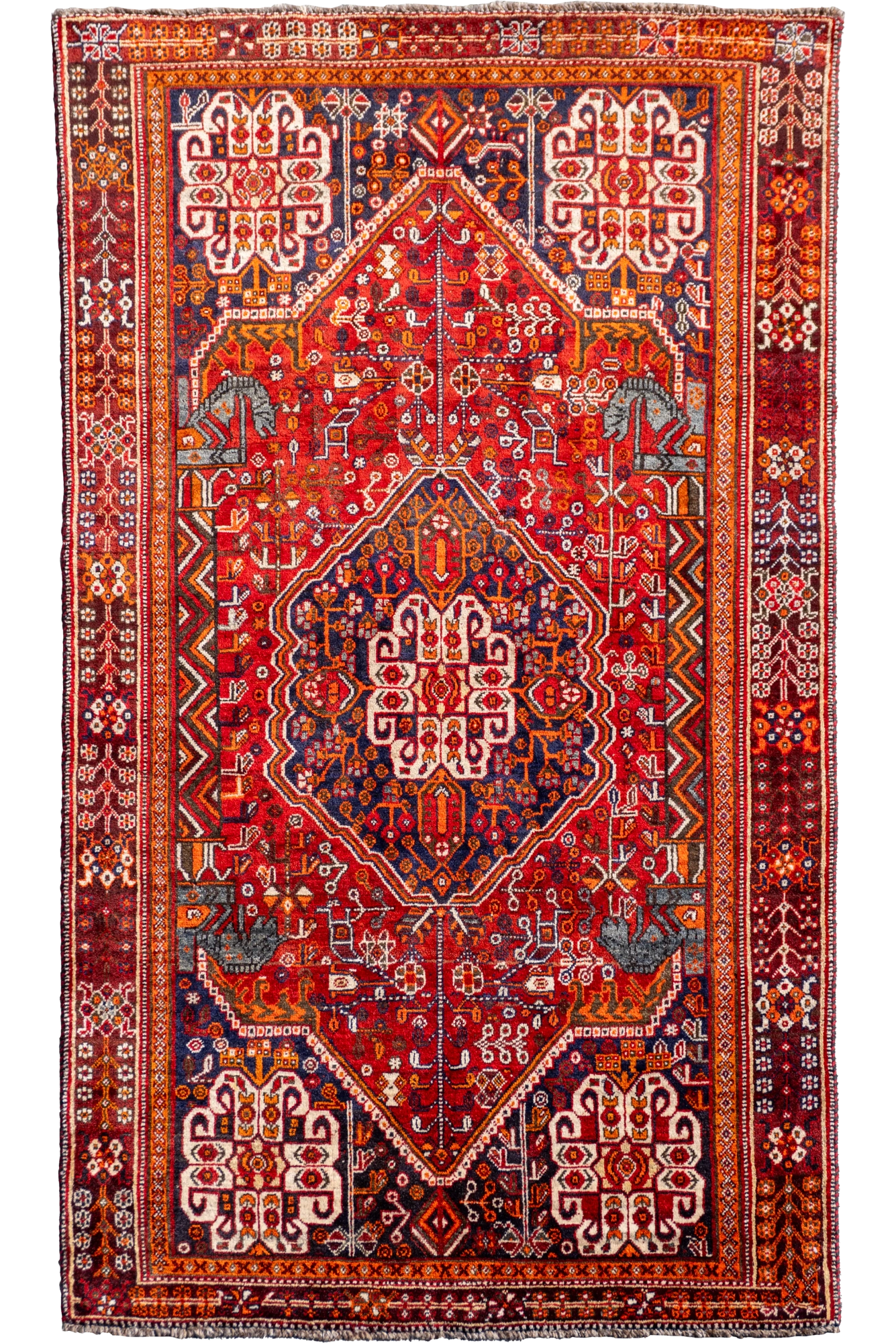 Shiraz - Hand Knotted Wool Rug  245x145 cm