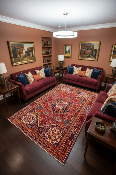 Shiraz - Hand Knotted Wool Rug  245x145 cm