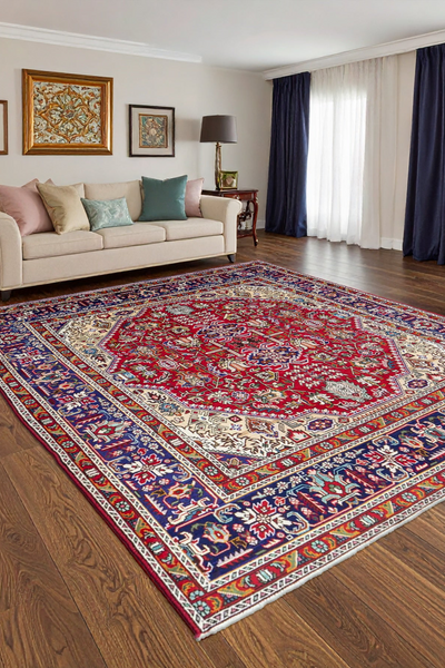 Tabriz - Persian Hand-knotted Wool Rug | 265x190 cms