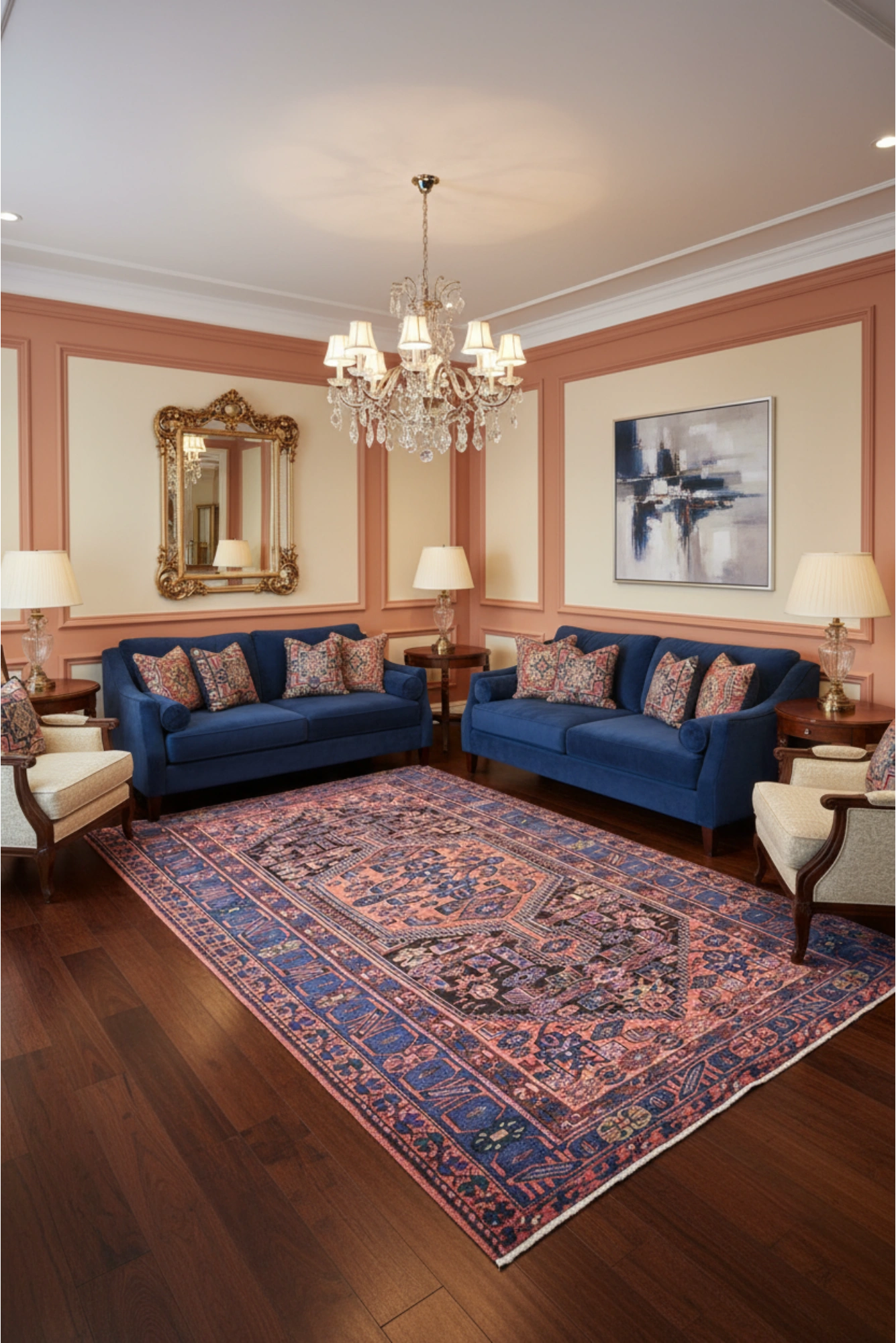 Zanjan Persian Hand Knotted Rug 290x155cm
