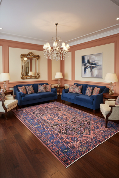 Zanjan Persian Hand Knotted Rug 290x155cm