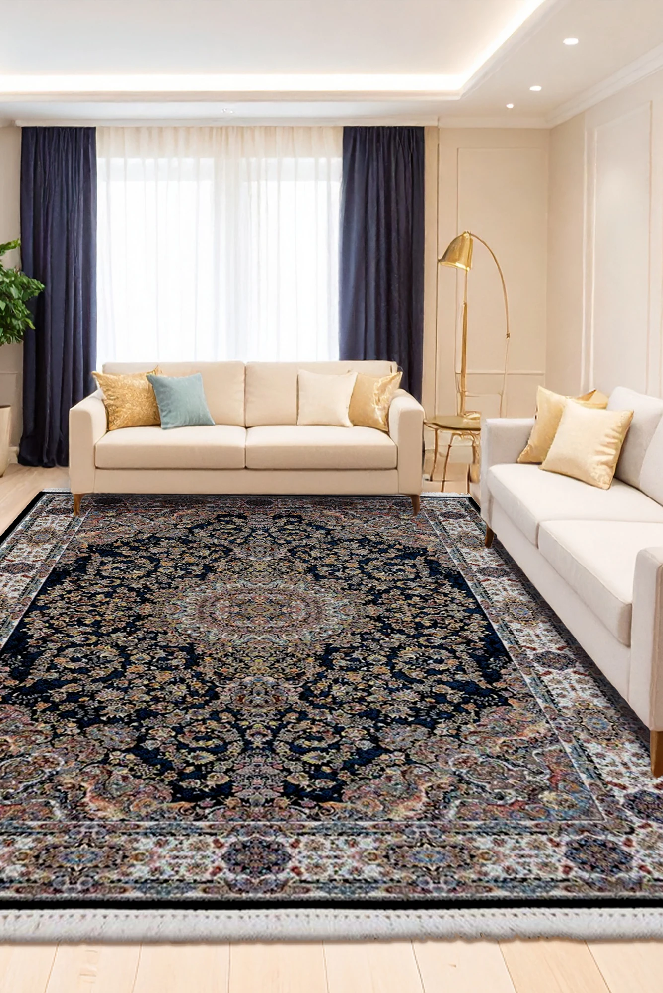 Persico Traditional Rug - 137 Blue