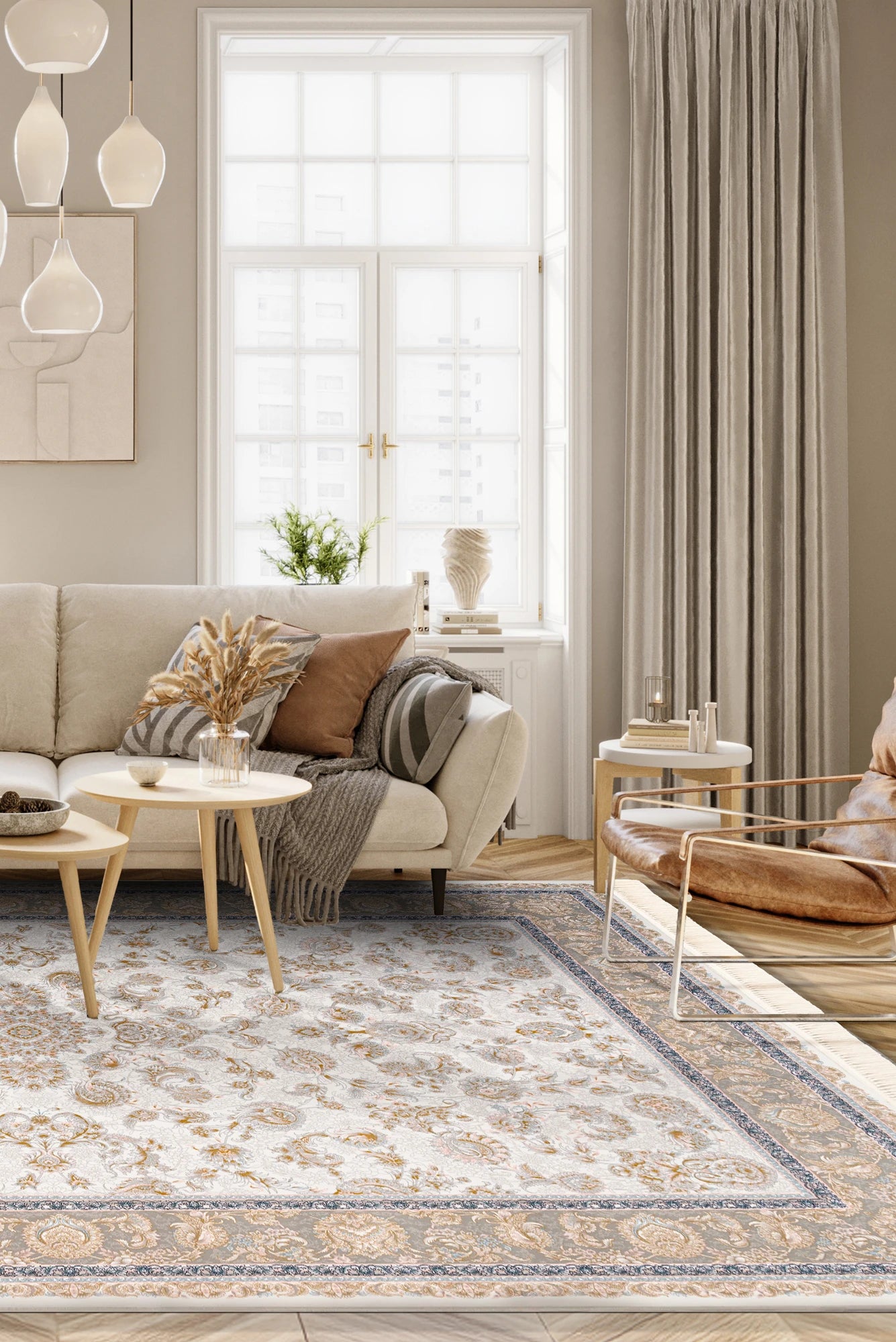 Persico Traditional Rug - 143 Cream