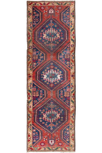 Darband Hand Knotted Wool Rug - 325 x 105cm