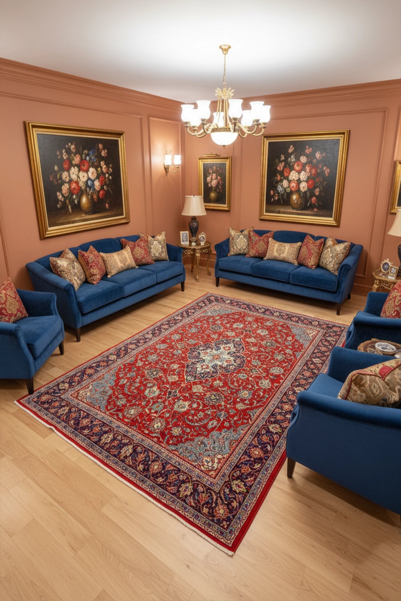 Sarug Hand Knotted Wool Rug | 315x215cm