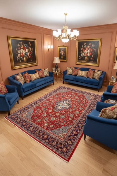 Sarug Hand Knotted Wool Rug | 315x215cm