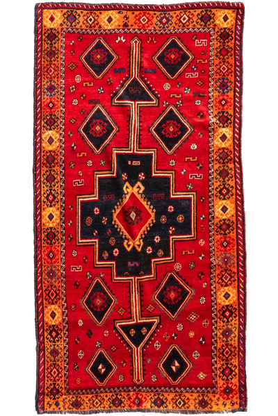 Shiraz - Hand Knotted Wool Rug - 295x165cm