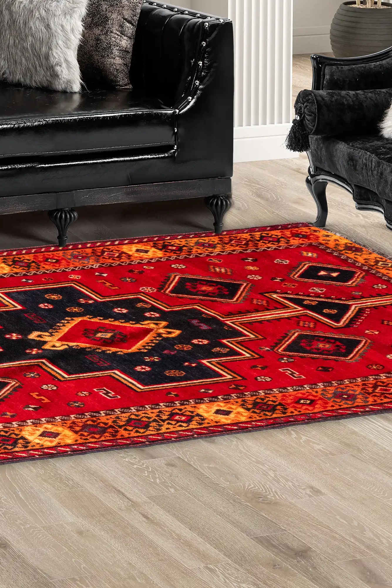 Shiraz - Hand Knotted Wool Rug - 295x165cm