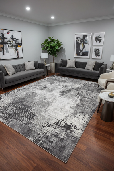 Soft Distressed Rug - 102 Grey