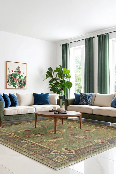 Tolidi Floral Hand Knotted  Wool 243x195cm