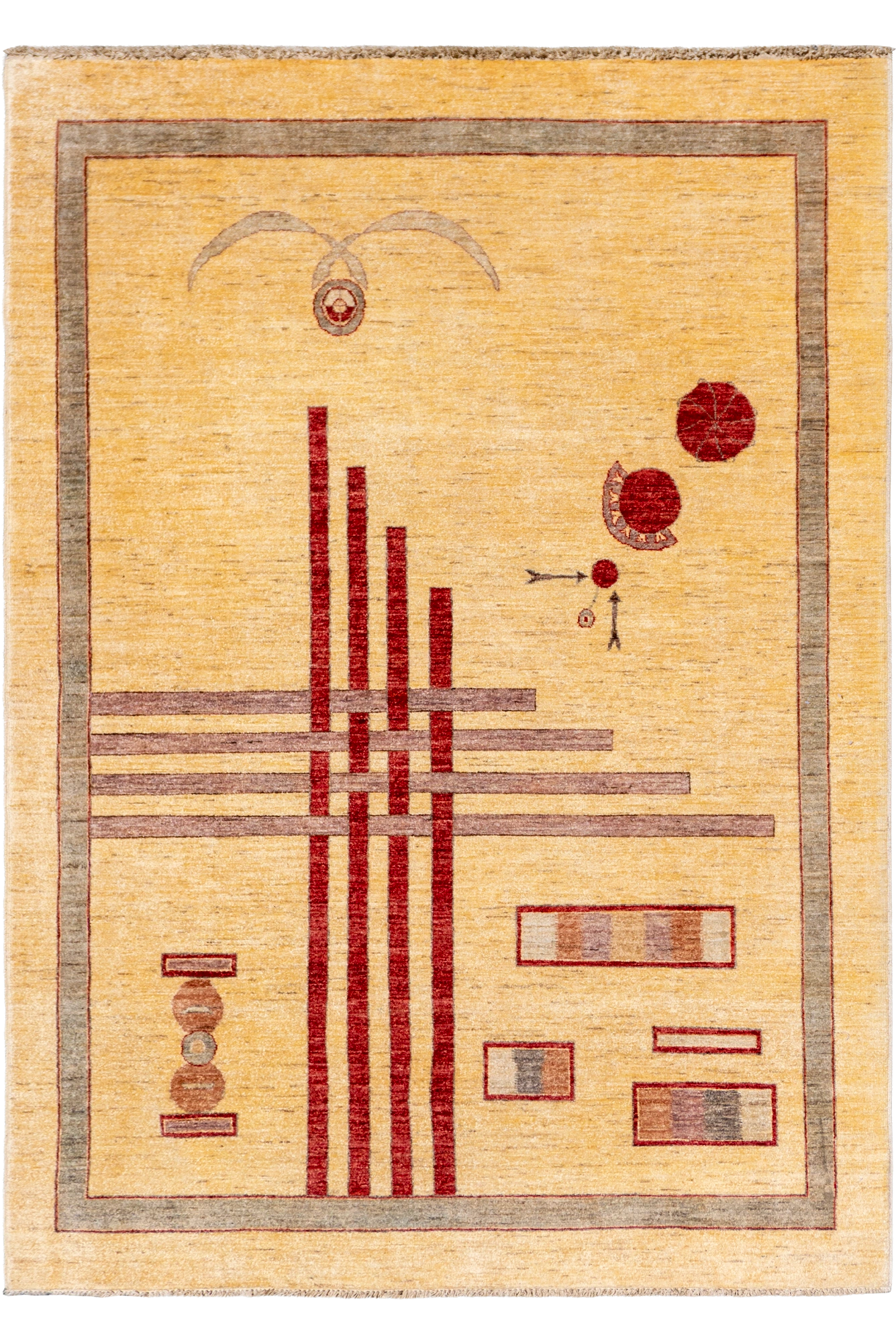 Tolidi - Uzbek Hand Knotted Wool Rug - 258x184 cm