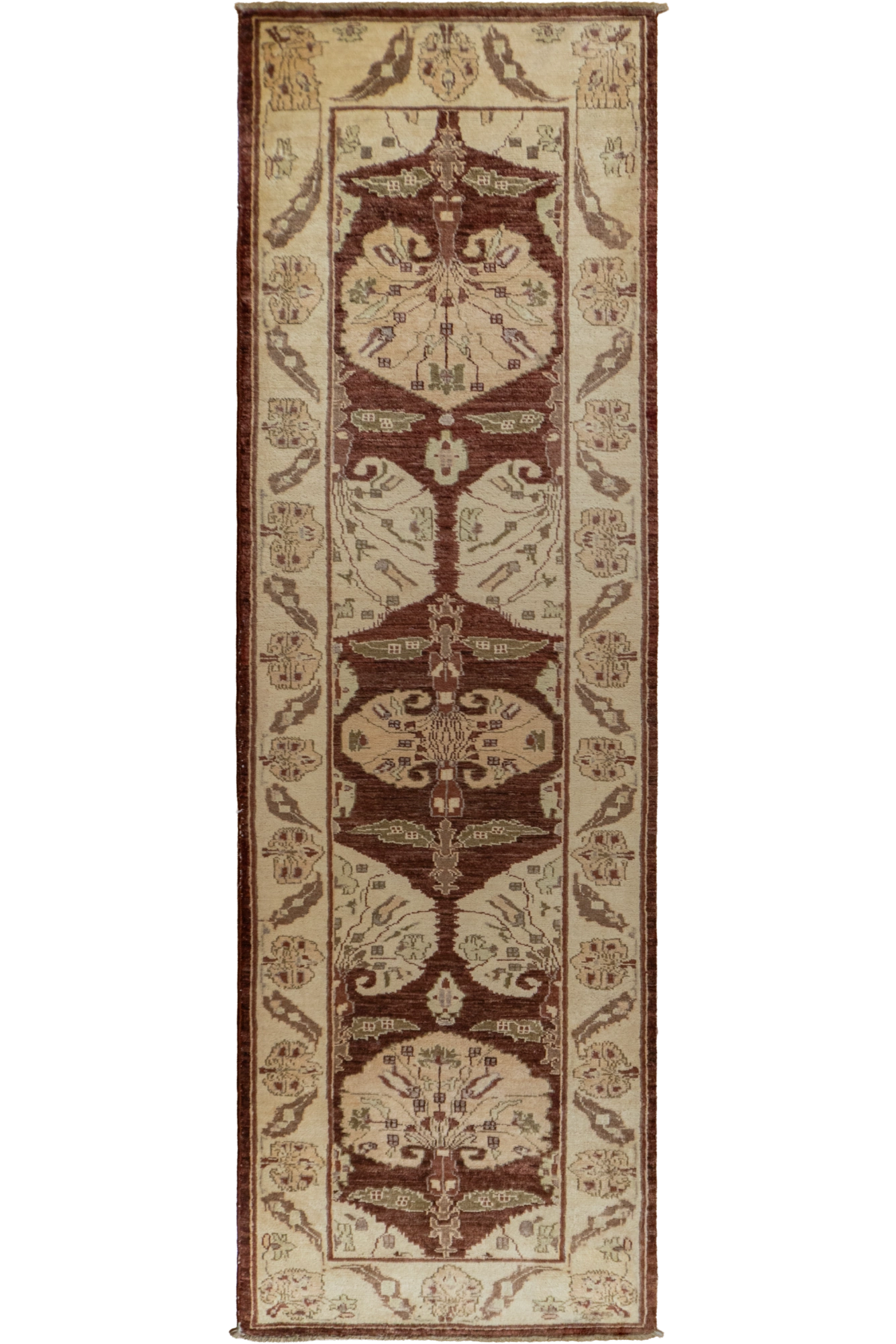 Tolidi - Uzbek Hand Knotted Wool Runner - 252x79 cm