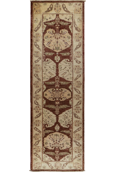 Tolidi - Uzbek Hand Knotted Wool Runner - 252x79 cm