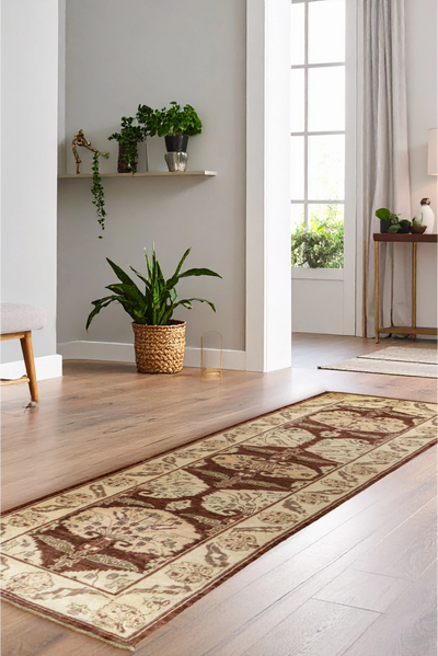 Tolidi - Uzbek Hand Knotted Wool Runner - 252x79 cm