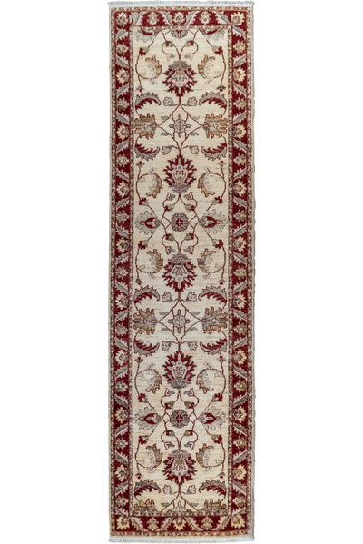 Tolidi Hand Knotted Wool Hallway Runner 303x83cm