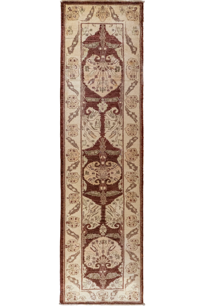 Tolidi Hand Knotted Wool Hallway Runner 303x83cm - 2