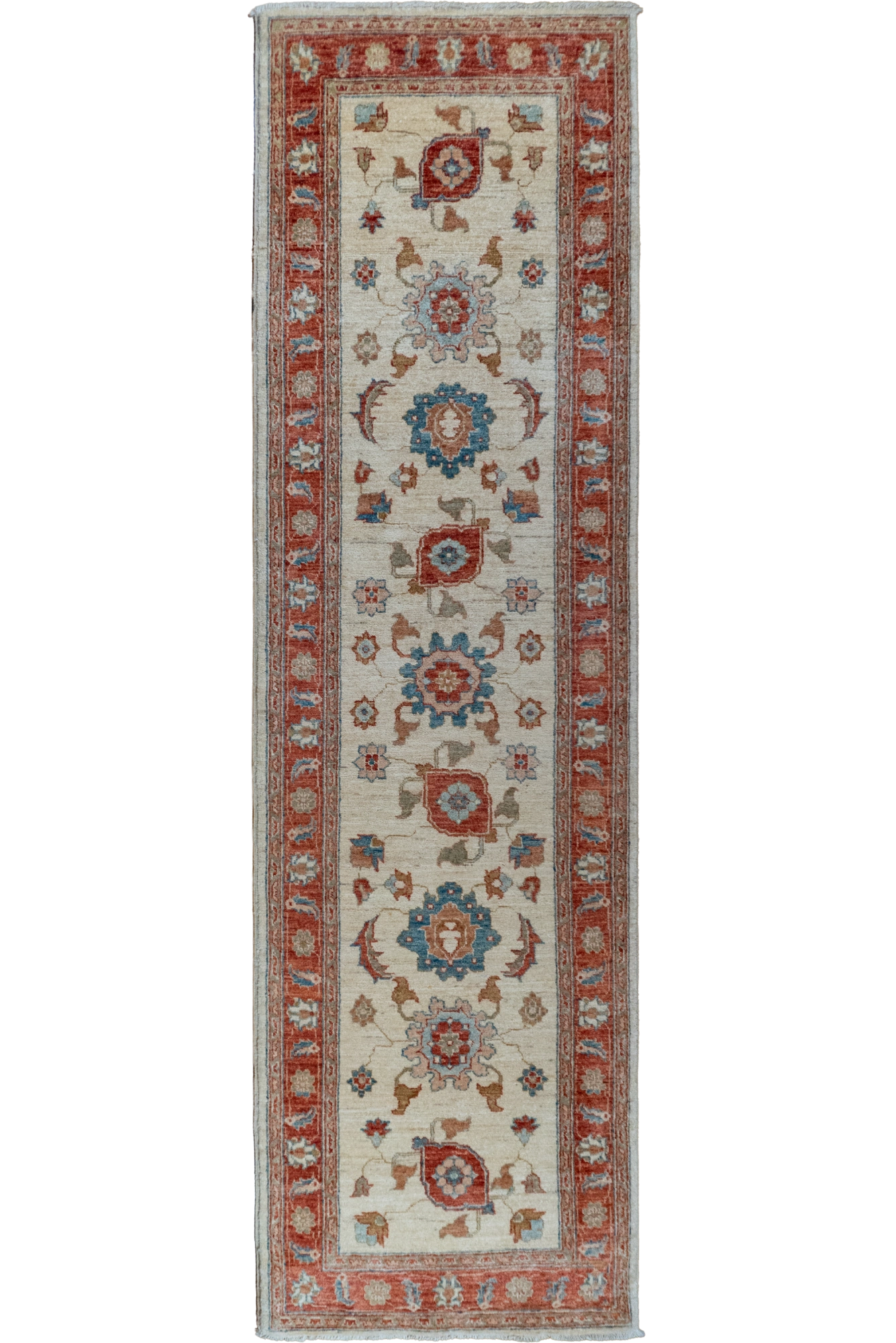 Tolidi - Uzbek Hand Knotted Wool Runner - 288x82 cm