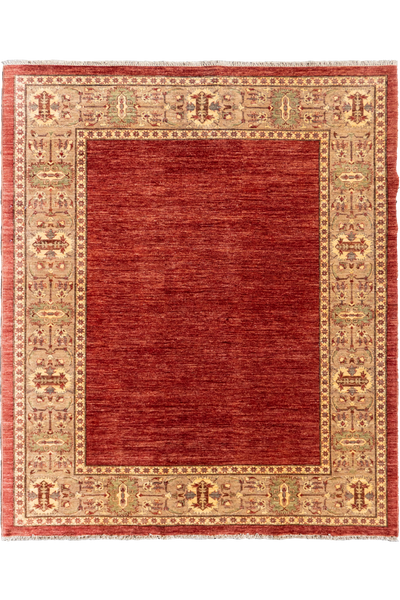 Tolidi - Uzbek Hand Knotted Wool Rug - 260x215 cm