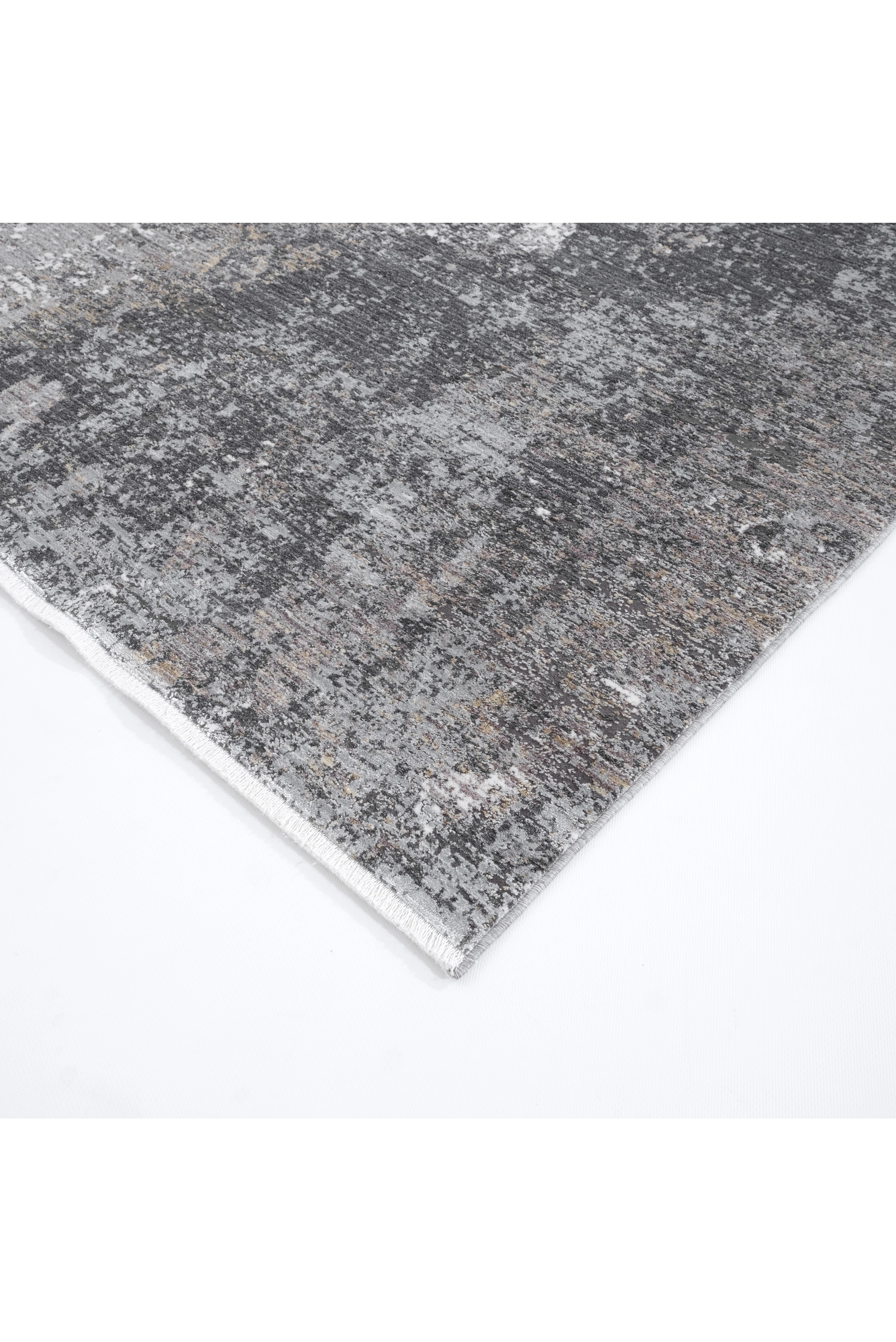 Fusion Embossed Rug - 113- Grey