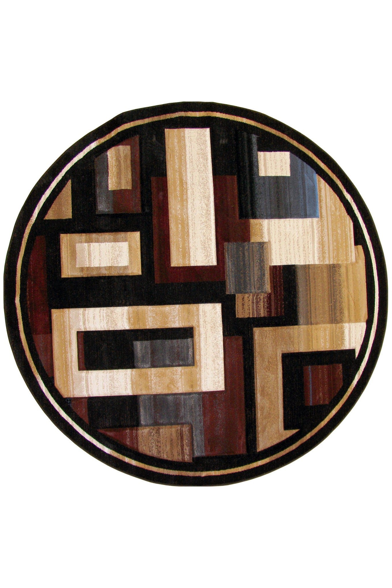 Pisa Abstract Rug - 116 Brown