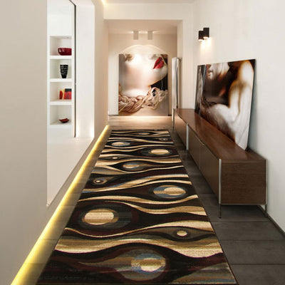 Pisa Abstract Rug - 103 Brown