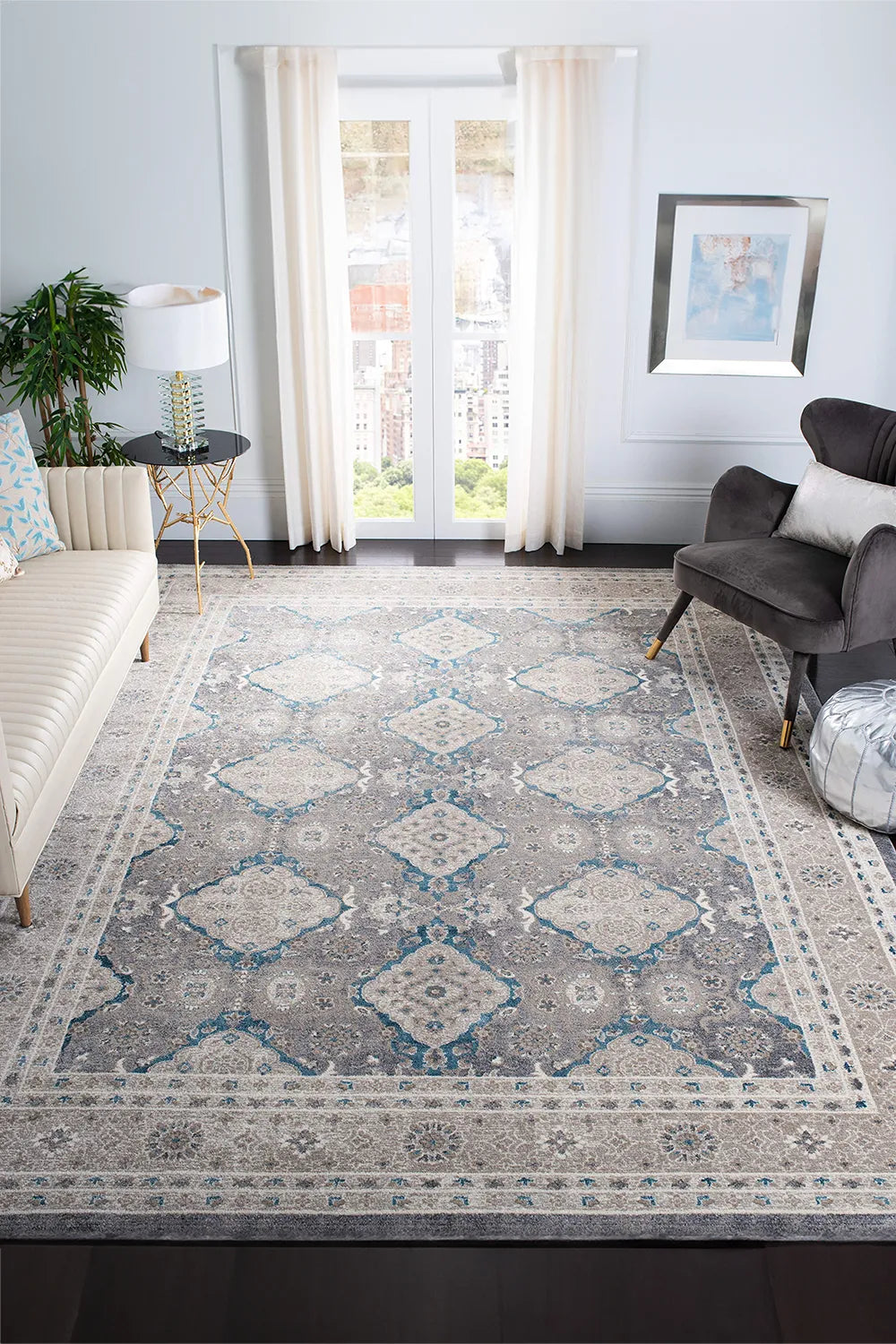 Loren Traditional Rug - 106 Grey