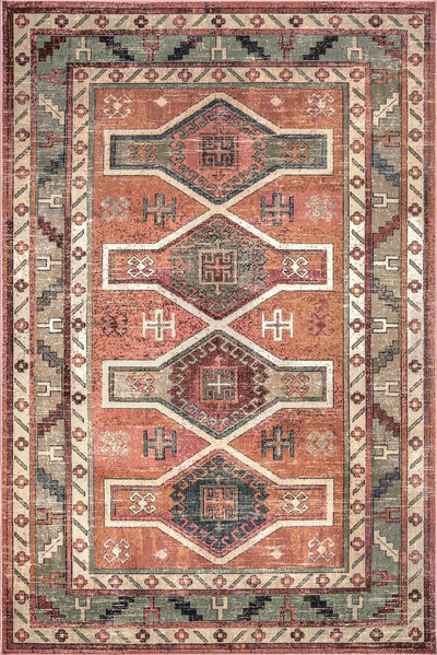 Antique Traditional Rug - 106 Rust